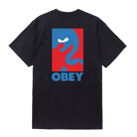 Obey Ανδρική κοντομάνικη μπλούζα Cropped Icon Tee